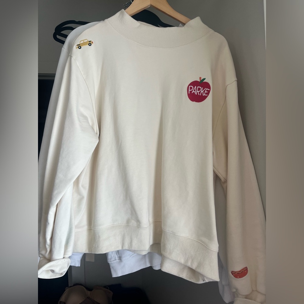 PARKE Mockneck Sweatshirt - NYC Embroidered Limited Edition L/XL